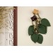 Green leaves chain hangers for stretched ears 8mm - 20mm wooden tunnels Dangle plugs and gauges Woodland Botanical
