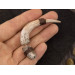 Handmade faux gauges earrings horn, viking ear jewelry