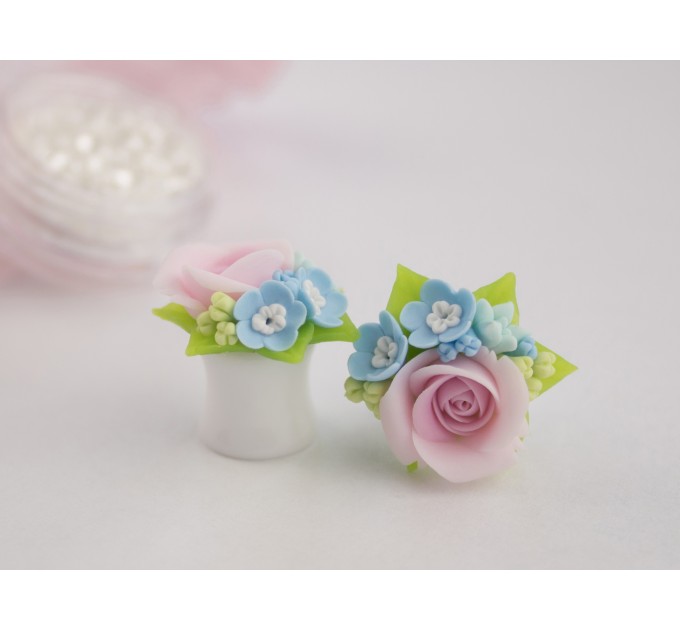Cute piercing plugs for weddings, 0 gauge - 20mm tunnel