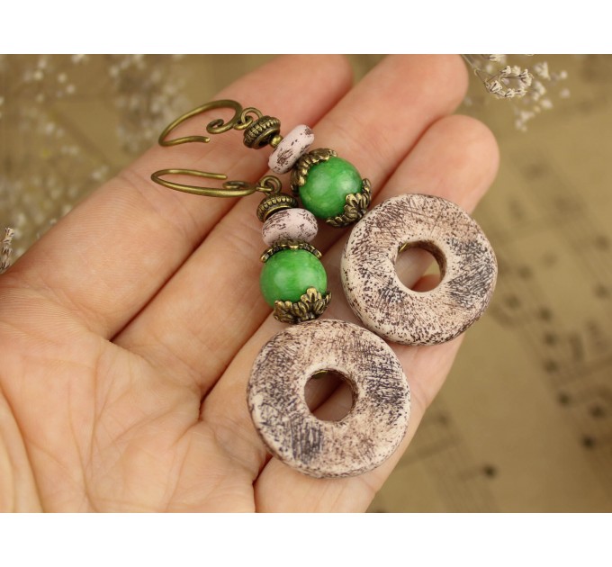 Tribal earrings - handcrafted african jewelry