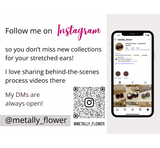 Blush soft pink rose bridal gauges, 6g – 20mm ear plugs