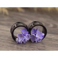Lilac ear tunnels 00g – 25mm