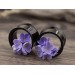 Cute lilac ear tunnels – spring gauges stretch plugs