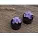 Cute lilac ear tunnels – spring gauges stretch plugs