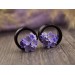 Cute lilac ear tunnels – spring gauges stretch plugs