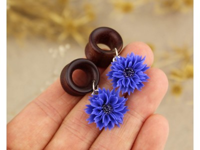 Blue cornflower wood tunnels 8-20 mm Blue cornflower wood tunnels 8-20 mm