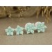 Cute succulent ear plugs gauges | 8g 4g – 20mm