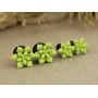 Sage green succulent ear plugs 3-20mm