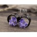 Cute lilac ear tunnels – spring gauges stretch plugs