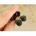 Cute blackberry - handcrafted wooden plugs