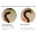 Handcrafted fake real gauges for ears – Green leaf