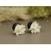 White lilac – wedding ear plugs piercing