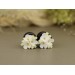White lilac – wedding ear plugs piercing