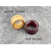 Botanical wood plugs – green leaf 00g gauges earrings