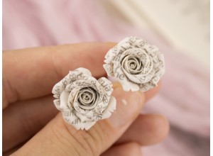 Book page rose ear plugs 3mm - 20mm