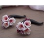 Cherry blossom real-faux gauge earrings Cherry blossom real-faux gauge earrings