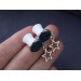 Orion's belt plug earrings for stretched ears Celestial gauges and tunnels Custom constellation 8g-12mm Handmade