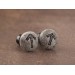 Viking plug earrings Custom rune gauges and plugs for stretched ears Men's jewelry Warrior protective amulet Pagan talisman
