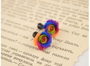 Rainbow rose ear plugs 3-20mm