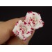Handmade halloween stud earrings, Vampire blood rose