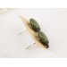 Green tiny pumpkin studs Fall birthday earrings Thanksgiving party outfit Cozy autumn jewelry