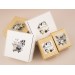 Cute wooden plugs with succulents, 00g - 20mm tunnels