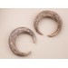 Viking gauge earrings for stretched ears Guys plugs and tunnels Ancient horn Norse Brutal jewelry