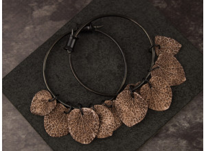 Ancient style leaves hoop hangers 6-25mm
