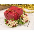 Christmas jewelry for stretched ears Festive tunnels and plugs Gauges Holly berry hoop hangers
