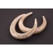 Viking gauge earrings for stretched ears Guys plugs and tunnels Ancient horn Norse Brutal jewelry