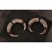 Viking earrings for men Ancient horn shaped faux gauges Boyfriend Husband Brother gift idea Norse 
