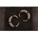Viking earrings for men Ancient horn shaped faux gauges Boyfriend Husband Brother gift idea Norse 