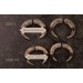 Viking earrings for men Ancient horn shaped faux gauges Boyfriend Husband Brother gift idea Norse 