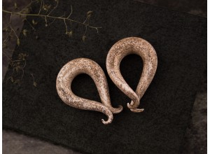 Spiral bone textured gauges 5 - 14mm