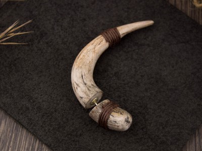 Horn fake gauge earrings  Horn fake gauge earrings