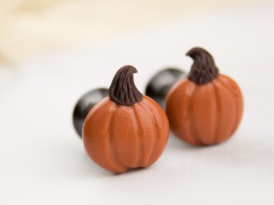 Pumpkin stud-plug earrings 3-20mm Pumpkin stud-plug earrings 3-20mm