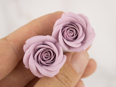 Custom color blush pink rose ear plugs 3-20mm Custom color blush pink rose ear plugs 3-20mm