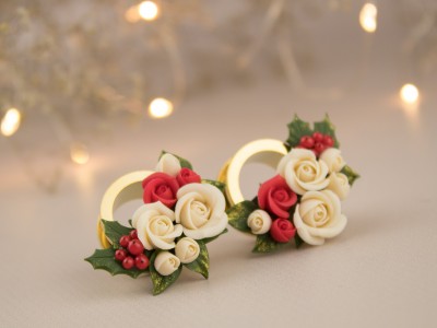 Xmas floral golden tunnels 10-30mm Xmas floral golden tunnels 10-30mm